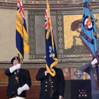 Collecting regiment colours